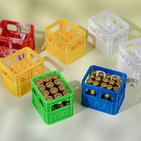 DIY 3D Printed Battery Storage Box Beer Crate No. 5 AA No. 7 AAA Battery Stackable Storage Basket An ideal stress-relieving toy