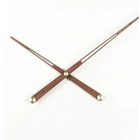 Wooden Wall Clock Pointer Big Black Walnut DIY Wall Clock Hands Brass Sun Large Torque Mechanism Minimalist Needles Accessories