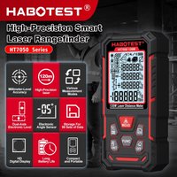 HABOTEST HT7050 Laser Distance Meter 50M/80M/120M Digital Laser Rangefinder Handheld Distance Area Volume Measurement Tool