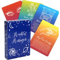 Mindful Messages Cards Daily Inspiration Deck Positive Affirmations Included Spiritual Tool for Self Care and Mindfulness Beauti
