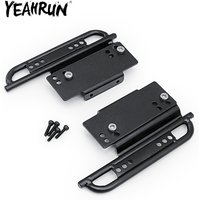 YEAHRUN Metal Alloy Sliders Side Pedal for Axial SCX24 Deadbolt Chevrolet Wrangler Gladiator Bronco 1/24 RC Crawler Car Model