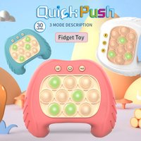 Quick Push Bubbles Game Whac-A-Mole Toy Electronic Pop Light machine Fidget Toys Console anti-stresses Relief Sensory Toys gifts