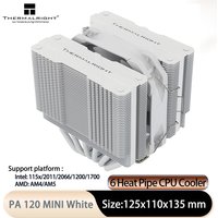 Thermalright Peerless AssassIin 120 Mini-Computergehäuse-Kühler 6 Thermorohr-Doppelturm-Unterstützung LGA1700/115X/AM5/AM4