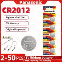 Panasonic CR2012 Knopfbatterie ist geeignet für 3V Waage Knopf Fernbedienung Motherboard 3D Brille Blutzuckermessgerät