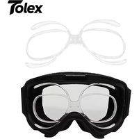 Tolex Ski Goggles Rx Insert Optical Adaptor TR90 Flexible Bendable Universal Size Inner Frame Snowboard Goggle Myopia Frame