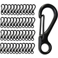 5/10/100Pcs Mini Spring Carabiners Set Outdoor EDC Rope Clasps Keychain Camping Hooks Paracord Clips Tactical Survival Buckle