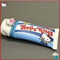 Hello Kitty Toothpaste Shaped Pencil Case Large Capacity Creative Cute Pen Pouch 、 Girls Students Desktop Storage Organizer Bag