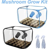 Still Air Box Mushroom Grow Kit Portable Compact Still Air Box Mycology Mushroom Fruiting Chamber Grow Tent for Home Scientists
