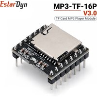 Estardyn DFPlayer Mini MP3 Player Module , 3W Audio Voice Decoder Board Support TF Card U Disk DIY Sound Project