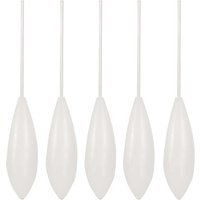 5PCS 15g-50g Fishing Float Bombard Shape Acrylic Fishing Float Upward Bobber for Carp Fishing Tackle Floating Buoy Accessories