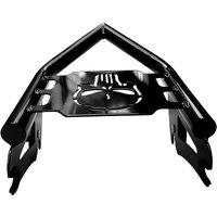Gloss black and Chrome Detachable Luggage Rack Fits for 2009-2024 Harley Touring Street Glide Road King Road Glide Electra Glide