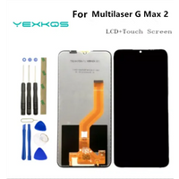 New Original For Multilaser G Max 2 LCD Display + Screen Touch Digitized Assembly Replacement For S156 LCD With Tools
