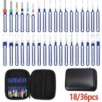 18/36 Pcs Professional Car Terminal Removal Tool Kit Electrical Connector Pin Removal Automotive Repair Tools
