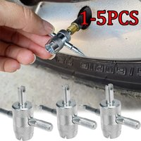 1-5PCS Tyre Valve Core Wrench Four-in-One Tyre Valve Core Screwdriver Universal Deflation Switch Automotive Tyres Repair Tool