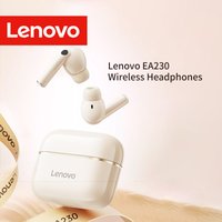 Clear Communication Lenovo Wireless Earbuds Low-Latency Gaming HD Call with Noise Reduction Mic Ergonomic Design Long Standby