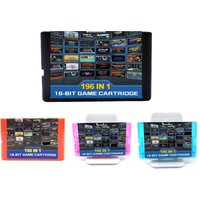 2025 the latest 196 in 1 multi games For Sega Mega Drive For PAL and NTSC drop shipping