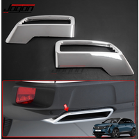 2PCS Chrome Car Rear Exhaust Cover For Peugeot 3008 5008 T87 2017 - 2019 End Pipe Car Exterior Decoration Trim Accessories