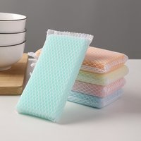 20pcs Sponge Eraser Dishwashing Reusable Clean Rub Pot Rust Focal Stains Kitchen Bathroom Office Cleaning Tools Multifunctional