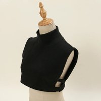 Winter Warm High Neck Fake Collar Neckerchief Detachable Collars Fashion Solid Color Scarf Women Collar