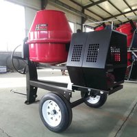 350L concrete mixer, electrically operated and automatic, suitable for cement equipment in construction.
