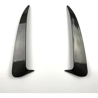 2Pcs Rear Bumper Air Vent Cover Trim For Mercedes Benz C Class W205 2014-2021 C200 C260 C43 C63 AMGCar Exterior Accessories