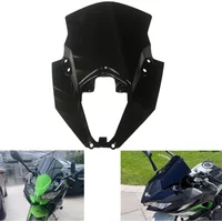 Motorcycle Double Bubble Windshield Deflector Protector Wind Screen For Kawasaki Ninja 650 EX650 ER-6F ER6F 2020 2021 2022 2023