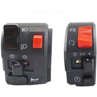 22mm Universal Motorcycle Headlight Horn Button Turn Signal Electric Fog Lamp Light Start Handlebar Controller Switch Buttons
