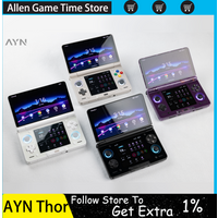 Original AYN Thor Handheld 6'' OLED Dual Screen Qualcomm Snapdragon CPU Android13 6000mAh Battery Hall Stick Gaming Console