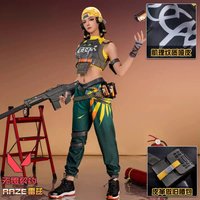 Game VALORANT Raze Cosplay Costume Uniform Halloween Carnival Party Christmas Play Role Clothes Clothing