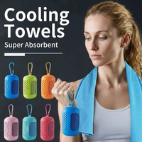 Summer Cooling Towel Quick Dry Fitness Cold Sensation Sport Towel Temperature Regulation Ice Towel Yoga Towel