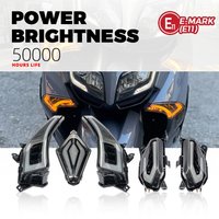 E-MARK LED-Blinker TMAX 530 2012-2016 für YAMAHA Tmax530 2013 2014 LED Vordere und Hintere Bremsleuchten Blinker T-MAX TMAX-530 2015 2016