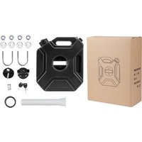 1.3 Gallon Gas Tank 5L Portable Backup Oil Can with Lock and Keys Fits for Motorcycle SUV ATV Most Cars