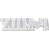 Heart Shape Silicone Love Mold English Letters Non-stick DIY Resin Crafts Romantic Handmade Epoxy Resin Mould Wedding Decor