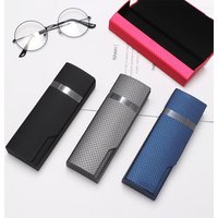 Portable Imitation Wood Grain Sunglass Box Fashion Spectacle Glasses Case Women Man Hard Handmade Square Fold Box