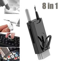 8 In 1 Keyboard Cleaning Tool Earphone Cleaner Computer Cleaner Pen Keycap Puller For Laptop Screen Bluetooth Headset Clean Tool