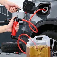 Oil Extractor Siphon Pump Liquid Transfer Hand Suction Fast Action PVC Tube Car Fuel Gas Water Aquarium Emergency Tool 200cc