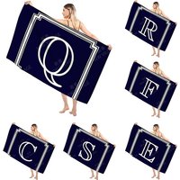 Bathroom Bath towel for adults sauna Large beach towel Gym towel Large hotel woman shower quick drying microfiber simple letter