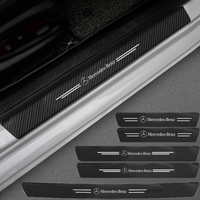 Carbon Fiber Car Sticker Auto Door Trunk Protective Strip For Mercedes Benz S320 W164 W203 W204 W168 C180 E320 A200 CLA CLK CLS