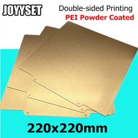 220x220mm Double Sided Heated Bed Parts PEI Flexible Build Plate for Anet A6/A8/Wanhao Duplicator i3/Duplicator 6 3D Printer