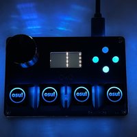 4+4 keys SayoDevice O3C++ OSU Rapid Trigger Magnetic Linear OUTEMU Magnetic Pink Switches Keyboard Knob Screen Copy Shotcut