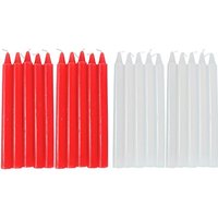 Household Candle Lighting 10pcs Mini Taper Candle Smokeless Odorless Lighting Candles For Emergency Wedding Blessing Sacrifice