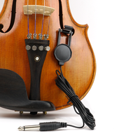 Acoustic Guitar & Violin Pickup - Clip-on Easy Install No Drilling for Beginners, Universal for String Instruments