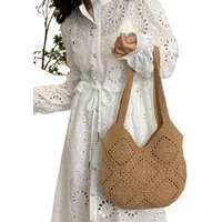 Solid Spring Versatile Shoulder Bags Fabric Large Capacity Simple Ladies Bags 2025 Hot Sale Zipper Casual Women's Handbags