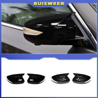 Side Wing Rearview Mirror Cover For Nissan Altima 2013-2018 Sentra/Sylphy Maxima Glossy Black Cap Sticker Trim Mirror Shell
