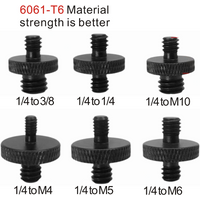2/4pcs Universal Camera Conversion Screw 1/4 Male to 3/8 M4 M5 M6 M8 M10 Male Screw Tripod Monopod Mount Adapter Photography