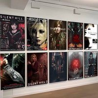 Anime Wall Art Print Poster Japanese Art Exhibition Decorative Painting Modern Home Decor Gift Hot Classic Silent Hill 3 Game
