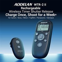 Upgraded USB-C Chargeable Wireless Remote Control Shutter Release Timer intervalometer for Nikon Sony Panasonic Selected Cameras