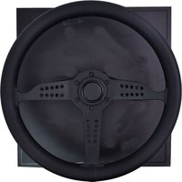 14inch mono2026 Black Edition Genuine Leather Steering Wheel