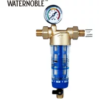Waternoble 40 Micron Spin-Down Sediment Filter Brass Prefilter & Stainless Steel Mesh For Enhanced Water Quality & Rust Removal