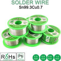 Lead-free Solder Wire SN99.3 Cu0.7 Environmental Protection Tin Wire Flux Reel Welding Line Soldering Wire Roll High Purity